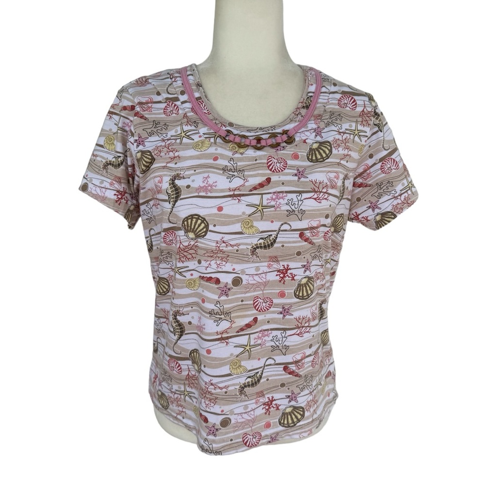 West Palm Seahorse Tee Shell T-Shirt